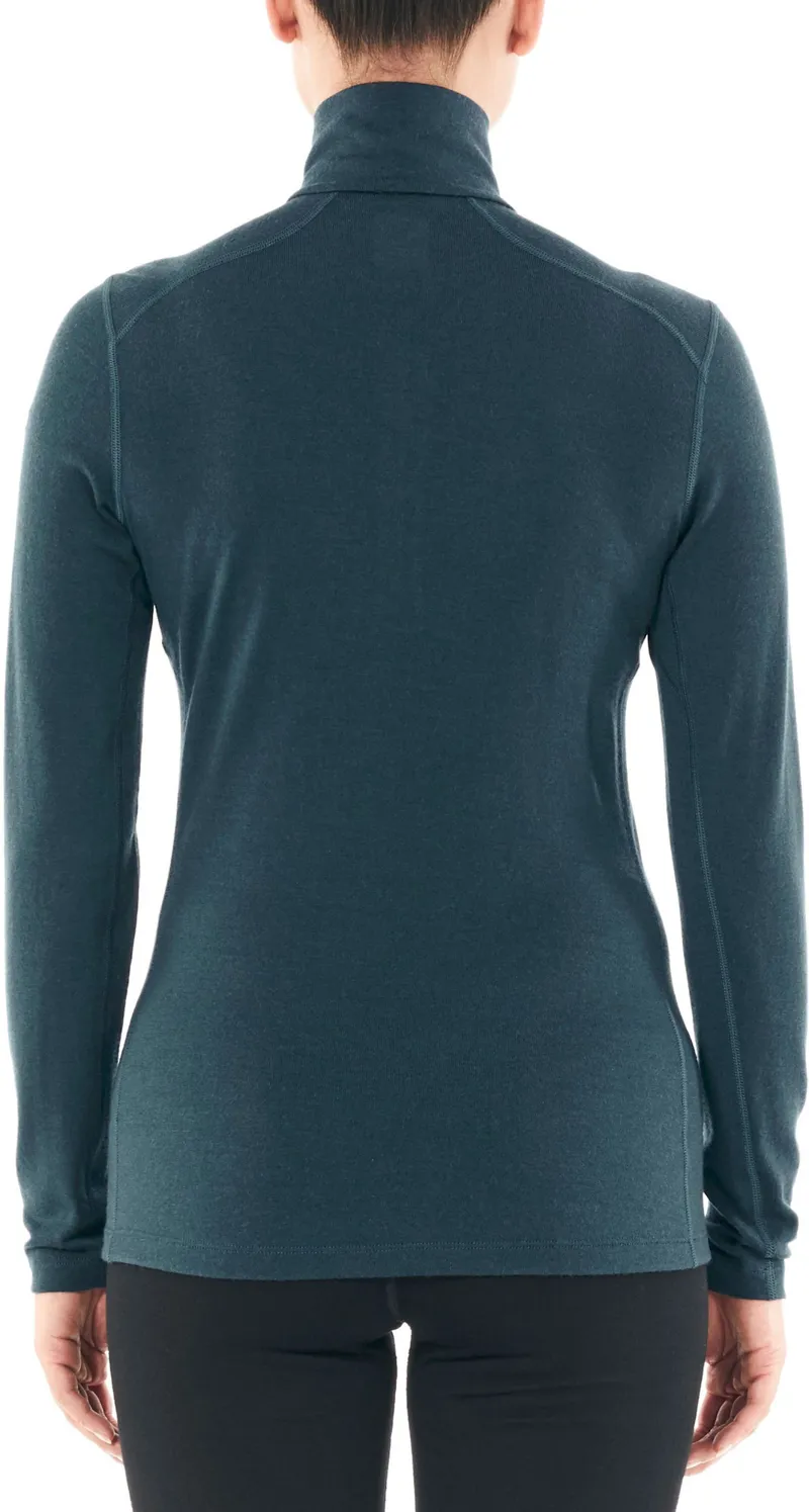 Icebreaker Womens 260 Tech LS Half Zip Top - Nightfall-3
